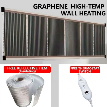 🔥Last Day 50% OFF🔥3-Second Rapid Heating Honeycomb Graphene Far-Infrared Ceramic Wall Heater – Low Noise & Energy Efficient Indoor Wall Mount Heater