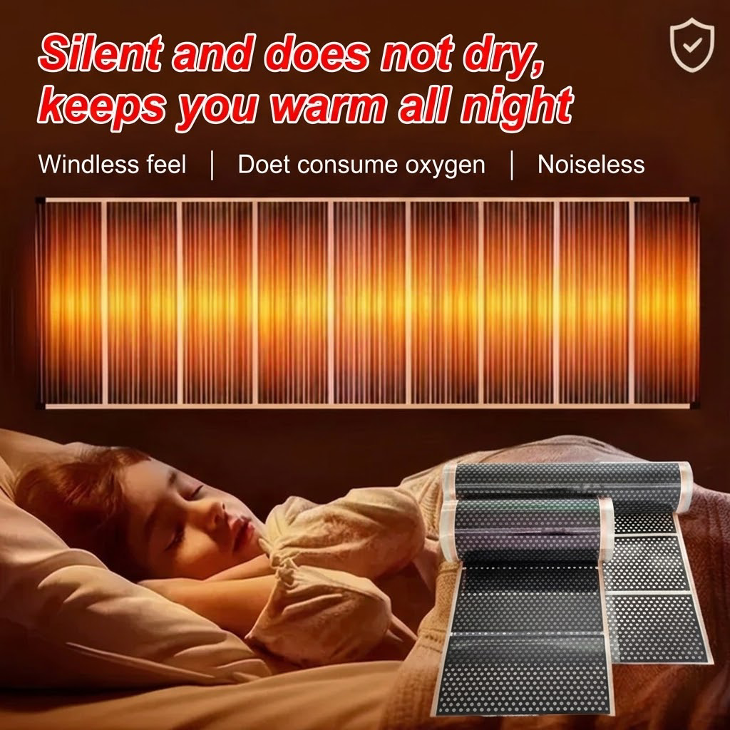 🔥3-Second Rapid Heating Honeycomb Graphene Far-Infrared Ceramic Wall Heater – Low Noise & Energy Efficient Indoor Wall Mount Heater