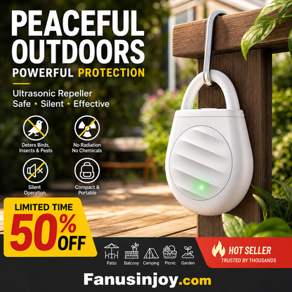 🐦Portable Ultrasonic Bird Repellent Keychain-No more trouble from birds, beasts and locusts
