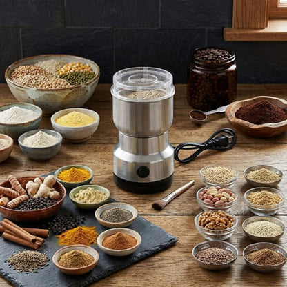 ⚡ Electric Coffee & Spice Grinder – Freshly Ground in Seconds