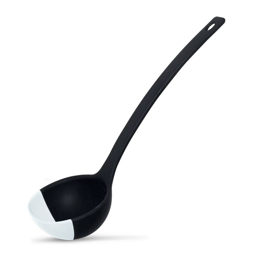 ✨ Soft Silicone Kitchen Ladle Spoon Set | Scratch-Free Cooking Tool